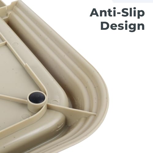 Image of Pawise Dog Pee Pad Holder for Puppy, Puppy Pad Holder Tray, Pet Training Pee Pad, Indoor Potty Tray for Senior Dogs, Dog Toilet for Newborn Puppies, 23.5 inch x 23.5 inch