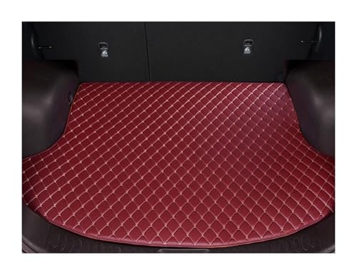 Tapis de coffre en cuir pour Kadjar 2016-2019 finition Wine Red chic