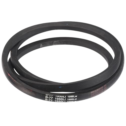 Image of uxcell 3 Pack B78 Classic Wrapped V-Belt, 81 inch Outside Circumference, Black Industrial Rubber V-Belt