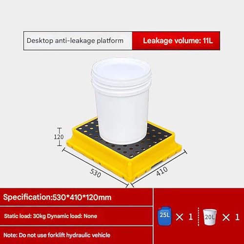 Palette de rétention plastique pour stopper les fuites de produits en usine - 3