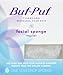 Buf-Puf Regular Facial Sponge, Dermatologist Developed, Removes Deep Down Dirt & Makeup that Causes Breakouts and Blackheads, Reusable, Exfoliating, White, 1 Count (Pack of 2)