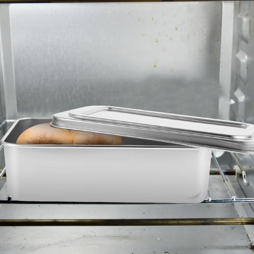 Kichvoe 42Z7OOJ25119TI77 Loaf Pan For Baking Bread, Stainless Steel Baking Loaf Pans Non-Stick Toast Pan thumb #2