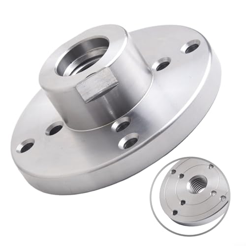 Placa frontal de torno para tornear fuentes de madera con rosca 1" 8TPI 4" 7