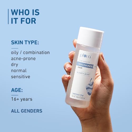 Plum 3% Niacinamide & Rice Water Face Toner | With Rice Ferment Extract | Alcohol-Free Toner | Fades Blemishes, Brightens Skin | Smoothens Skin |... - Image 4