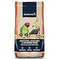 Marriages - Lovebird Food, Cockatiel Seed Mix, Parakeet Bird Seed with Oats, Nyjer Seed and Millet, Wholesome, Packed with Fibre and Protein (1kg)