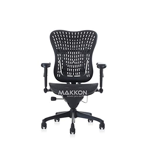 Cadeira Escritório Preta MK-50A - Makkon