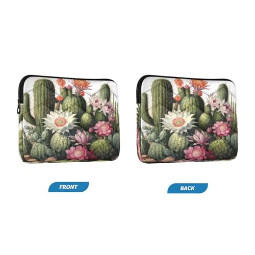 Funda para portátil de 13-14 pulgadas con diseño de flores miniatura 2