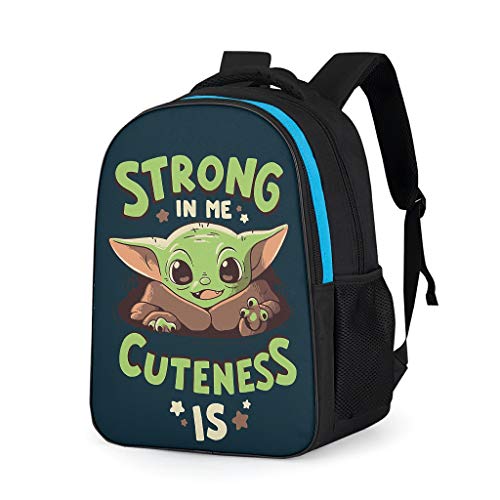 YxueSond: Mochilas de trabajo Mandalorian Baby Yoda 2 con impresión de bolsas escolares