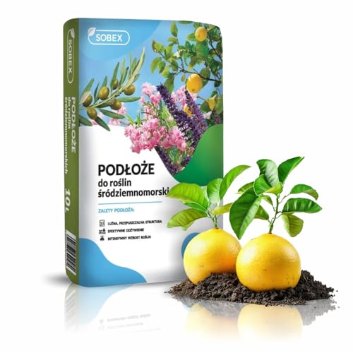 Sobex Mediterrane Blumenerde 10L – Spezialerde für Oleander, Lorbeer, Zitrone Sobex Mediterrane Blumenerde 10L – Spezialerde für Oleander, Lorbeer, Zitrone