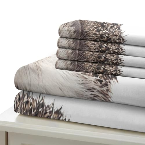 Housse de couette hérisson 3D pour chambre d'enfant lit simple en microfibre douce - 7
