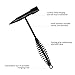 PENCK Black Welding Chipping Hammer, Slag Welder Hammer, Welding Cleaning Tool, Hand Tool with Coil Spring Handle, Shock-Dampening Steel Rust Removal