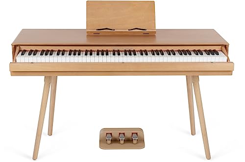 Classic Cantabile DP-730 OK Piano chêne set – numérique 88 touches clavier pondérée action de marteau – Table avec piano électrique intégré – Banc, Casque et pédalier inclus – USB MIDI et prise casque - Les Beatles, Paul McCartney, John Lennon, RIngo Starr, George Harrison Classic Cantabile DP-730 OK Piano chêne set - numérique 88 touches clavier pondérée action de marteau - Table avec piano électrique intégré - Banc, Casque et pédalier inclus - USB MIDI et prise casque – Image 8