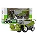 Modelo de coche de cosechadora agrícola, juguete de tractor de tractor de aleación, juguete de coche de tractor de granjero, para regalo de niños