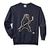 Funny Polar Bear Playing Ice Hockey Sports Lover Player Comfort Colors Adult Sweatshirt