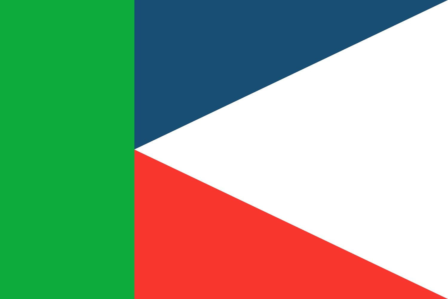 Drapeau Large Hrcava du village de République Tchèque pour mât extérieur