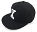 SYWHPS X Hat Snapback Custom 90s 3D Embroidered X Logo Vintage (Black)