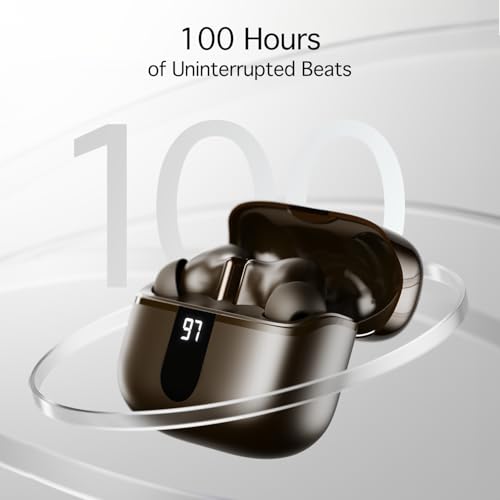 Image of boAt Airdopes 181 Pro TWS Earbuds with 100 Hours Playback, 4 Mics ENx Technology, Beast Mode, ASAP Charge, Bluetooth v5.3 (Mocha Elegance)
