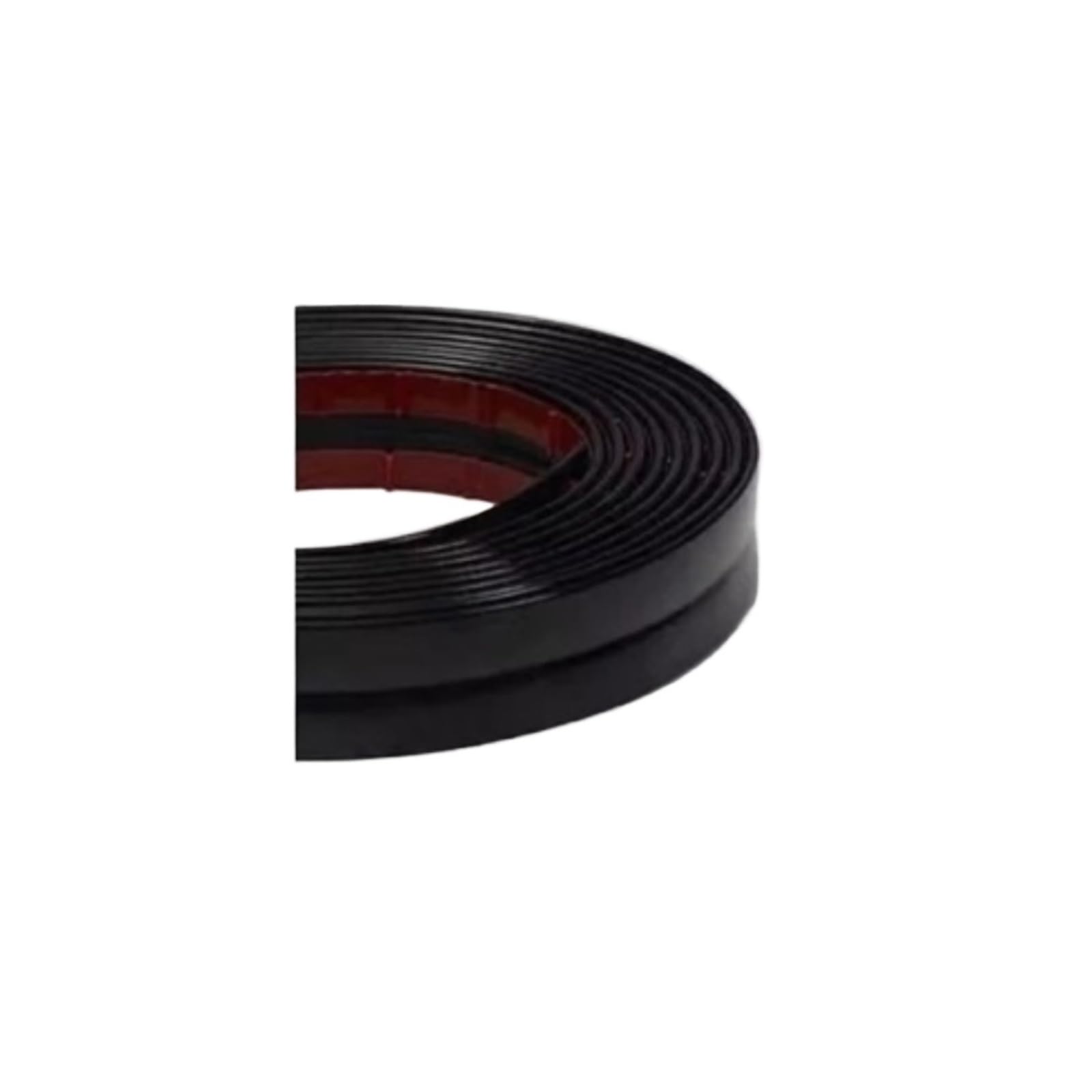 Moldura decorativa autoadhesiva flexible negra de 30mm para proteger bordes