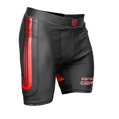 Pantalones cortos de compresión Sanabul Core para running y rutinas de gimnasio L 2