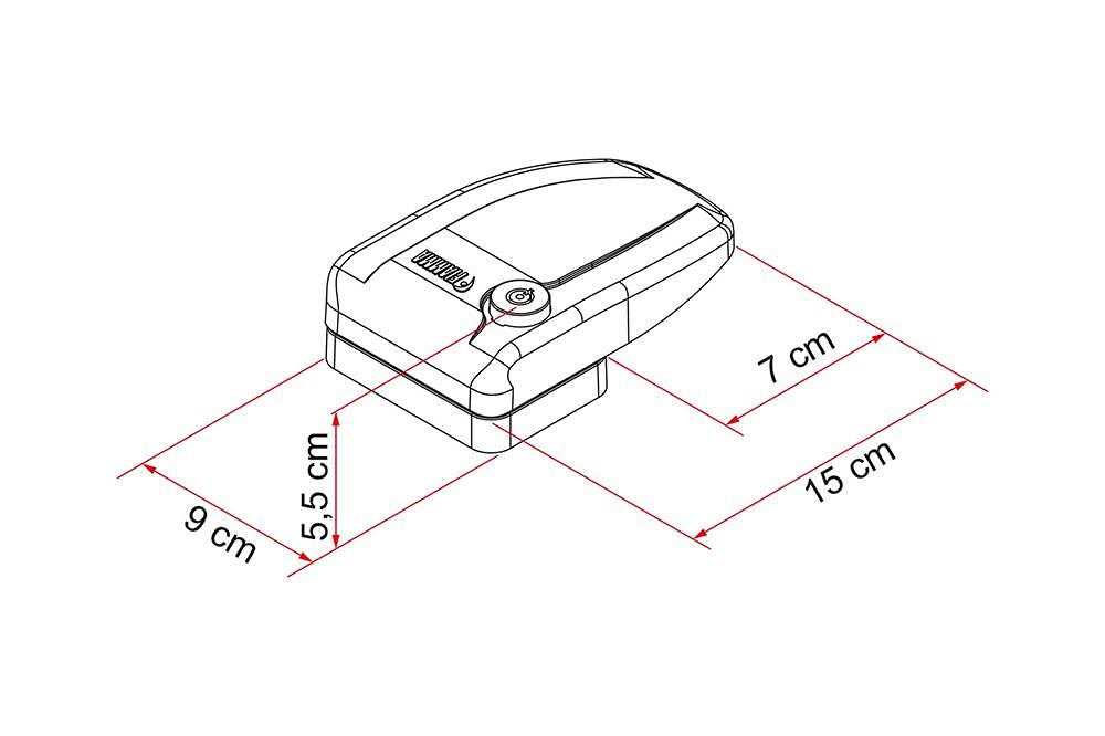 Fiamma Safe Door 3 Cerradura de Seguridad para Caravana