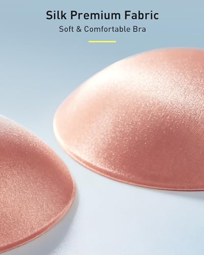 Image of Niidor Women's Silicone Adhesive Bra, Invisible Sticky Bra, Strapless Backless Reusable Bra for Wedding Dress