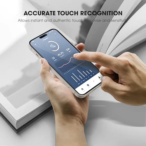 Image of GRIPP 0.3mm Japanese HD Tempered Glass Screen Protector for iPhone 15 (6.1 inch), 2.5D Round Edges, Scratch-Resistant, 9H Hardness, Full Screen Coverage, Bubble Free