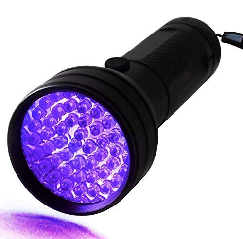 SunGrow Pet Urine Detector Light, Handheld Super Bright Light for Dog & Cat, Spots Invisible Stains, Aluminum Alloy Material, Multifunctional Torch
