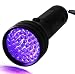 UV Flashlight for Pet Urine - Handheld Blacklight for Bed Bugs, Scorpion Hunter – Spots Invisible Stains - 51 LED up to 395nM – Durable Aluminium Alloy Material – Multifunctional Practical Tool