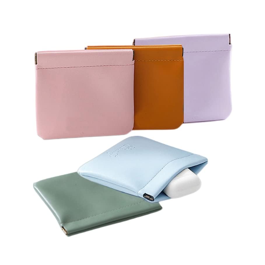 fabrixo PU Leather Snap Pouch Wallet, Small Coin Card Organiser Bag-picture-23