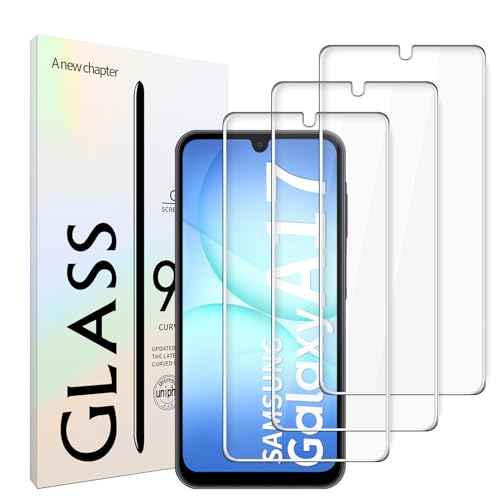 NEWSONA [Lot de 3 Verre Trempé pour Samsung Galaxy A17 / A16 / A26 5G | Film Protection Haute Transparence,[Anti-Rayures], [Sans Bulles], [Installation...