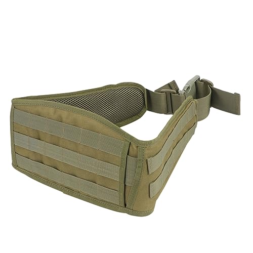 Mipcase Military Outdoor Sports Belt Pouch Attachment Heavy Duty Waist Belt for Camping Hunting and Survival Adjustable and Sturdy Design for Outdoor Enthusiasts