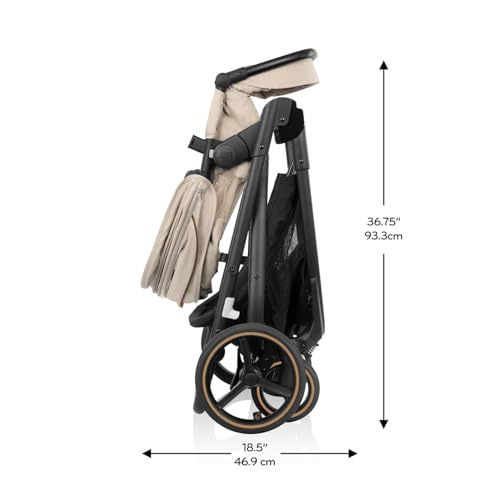 Evenflo Shyft Intuiti+ Stroller w/Green & Gentle Fabric - image 9
