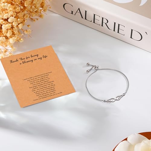 RZKING Bracelets For Women, Evil Eye Sun Moon Wave Charm Bracelets For Women, Friendship Bracelets, Gifts For Sister, Birthday, Thank You, Inspirational Gifts For Women2