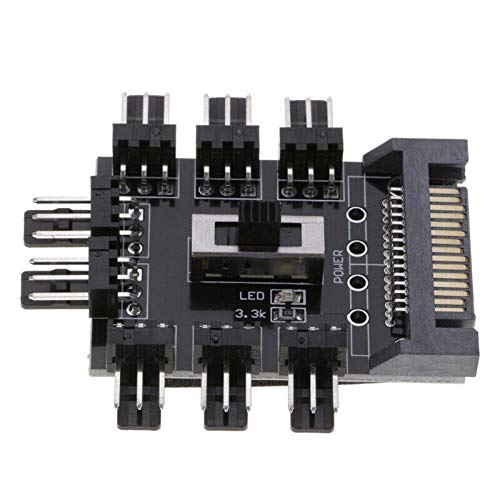 PRAVĀ® CPU Cooling Fan 8 Way 4.8 * 5.4cm Motherboard 3 Pin Controller Computer Hot Part PRAVĀ® CPU Cooling Fan 8 Way 4.8 * 5.4cm Motherboard 3 Pin Controller Computer Hot Part