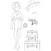 Prima Marketing 12932 Julie Nutting Mixed Media Cling Rubber Stamp-Madeline