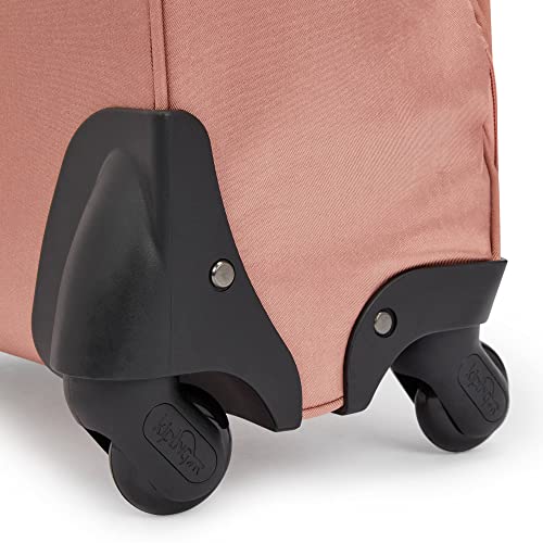 Kipling Women’s Darcey Small 22-Inch Softside Carry-On Rolling Luggage, Nylon, 360 Degree Spinning Wheels, Dt Warm Rose #TOP4