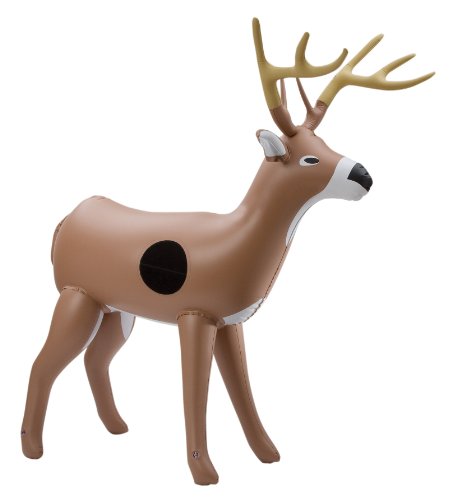 NXT Generation 3D Inflatable Deer Target - Archery Target Practice - Life Size Inflatable Buck for Kids - Suitable for Indoor and Outdoor Play - for Hook and Loop Tipped Foam Darts