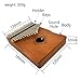 WUQIMUSC 21 Keys Kalimba Thumb Piano Big Size Musical Instrument Mahogany Finger Piano with Tuning Hammer，Instructions，Carrying Bag Gifts for Adults，Beginners