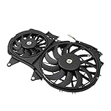 Dual Cooling Fan Assembly Replacement for 2002-2009 A4 A4 Quattro A4 Cabrio 4 cylinder 8E0121207F AU3115107