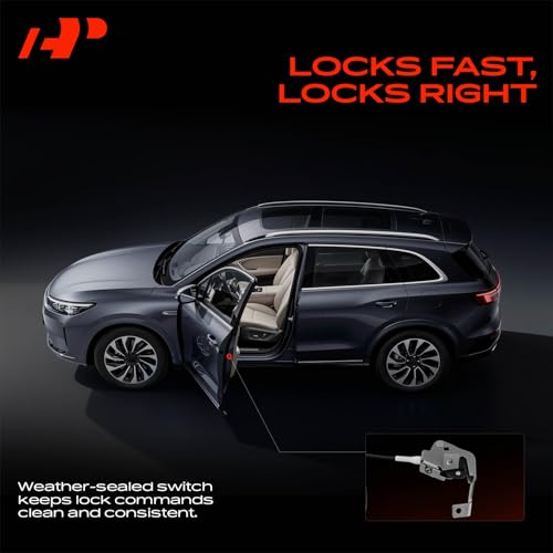 Image of A-Premium Rear Upper Door Latch Lock Cable Assembly