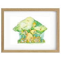 縁起物　壁掛け　絵画 絵画 額入り 壁掛け F4 縁起画 複製画 額飾り 1枚 日本画 絵 額