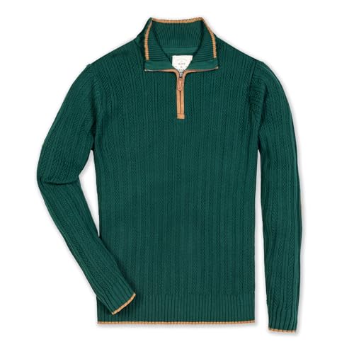 Image of Hope & Henry Men's Half Zip Pullover Sweater