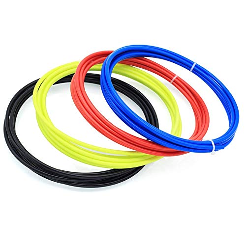 Bluesunshine Bike Bicycle Brake Cable And Housing Set - Basic Brake Cable Replacement Kit For Your Bike, Cable Housing 5Mm (Yellow) #TOP2