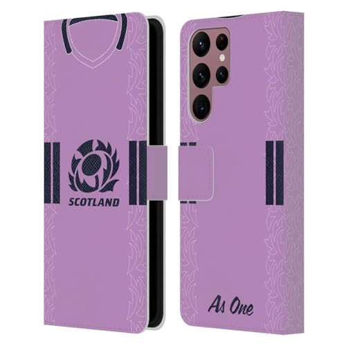 Coque Samsung S22 Ultra Écosse Rugby : Étui Cuir Idéal pour les Jours de Match au Stade