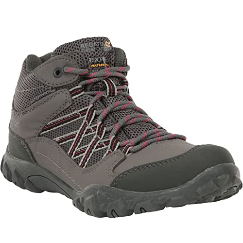 Regatta Edgepoint Mid Walking Boots, Donna, Grigio, UK7