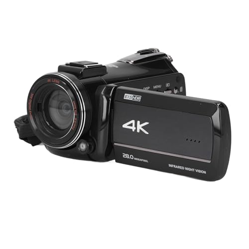 Amazon | 4Kビデオカメラビデオカメラ、3インチタッチスクリーン