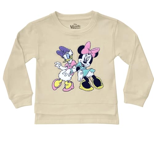 Image of Disney Girls Minnie Mouse Clothing Set - Minnie Mouse and Daisy Duck Sweatshirt and Jogger - 2-Piece Outfit Set - Sizes 4-10