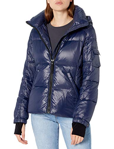 S13 Women's Kylie Down Puffer Jacket, Navy, Large