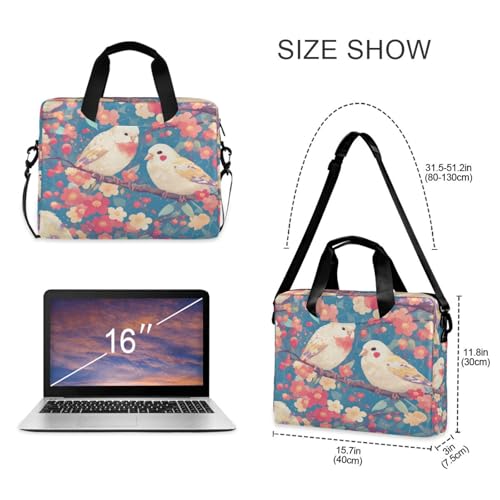 Funda para portátil cruzada con asa y correa 15.6 pulg miniatura 5
