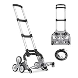 Carrello multiuso versatile, perfetto per la spesa, i traslochi, le consegne e l'uso industriale; ganci integrati per fissare borse e corde.